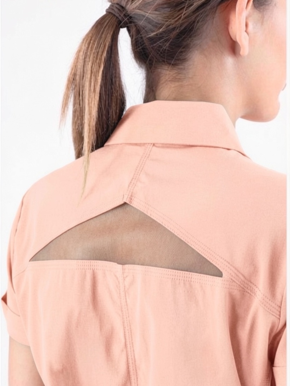 Indygena Light Beige Button-Front Shirt - Picture 5 of 13